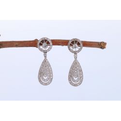 DIAMENTY 0,50 CT ZŁOTO 750 KOLCZYKI