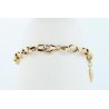 ZŁOTO 585 BRANSOLETKA ZAWIESZKI 17,5 CM