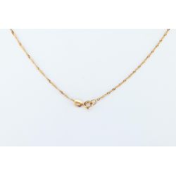 ZŁOTO 585 ŁAŃCUSZEK SINGAPUR 40 CM