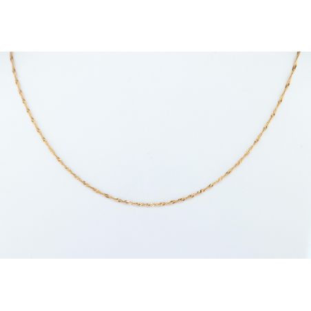 ZŁOTO 585 ŁAŃCUSZEK SINGAPUR 40 CM