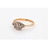 DIAMENT 0,10 CT ZŁOTO 750 PIERŚCIONEK ROZMIAR 14