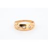 DIAMENTY 0,15CT ZŁOTO 750 PIERŚCIONEK 1900r ROZMIAR 15