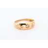 DIAMENTY 0,15CT ZŁOTO 750 PIERŚCIONEK 1900r ROZMIAR 15