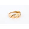 DIAMENTY 0,15CT ZŁOTO 750 PIERŚCIONEK 1900r ROZMIAR 15