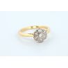 DIAMENTY 0,35CT ZŁOTO 750 PIERŚCIONEK ROZMIAR 13