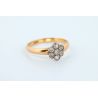 DIAMENTY 0,45CT ZŁOTO 750 PIERŚCIONEK ROZMIAR 14